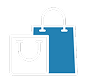 Retail and e-commerce businesses icon